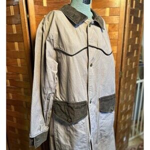 Vintage Wear of the West Canvas Field Coat Corduroy Made in USA